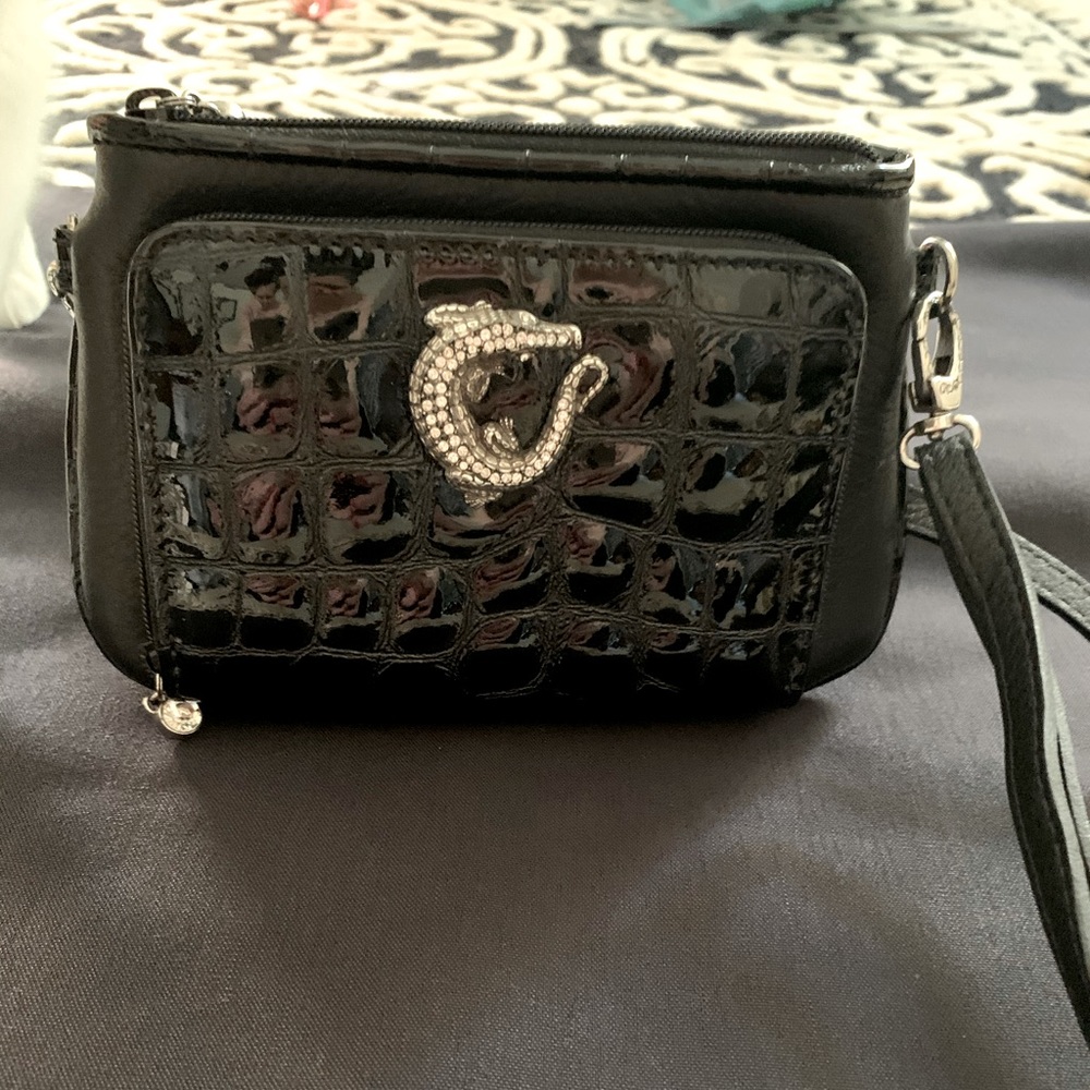 Brighton Alligator Crossbody Bag